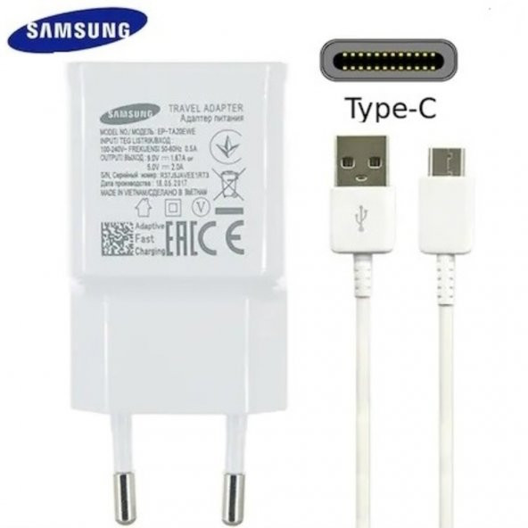 Orjinal Samsung Galaxy Hızlı Şarj Cihazı + Typec +Micro Usb Kablo