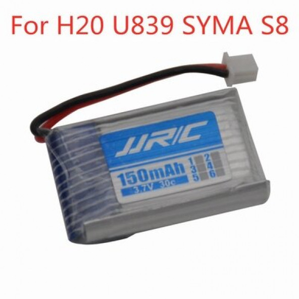 3.7v 150mah Drone Pili H20 U839 Syma S8