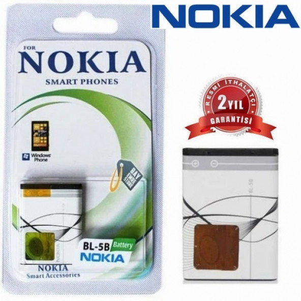 Original Nokia Bl5B Bl-5B Battery 5300 5320 Xpressmusic 6020 6070 - 9