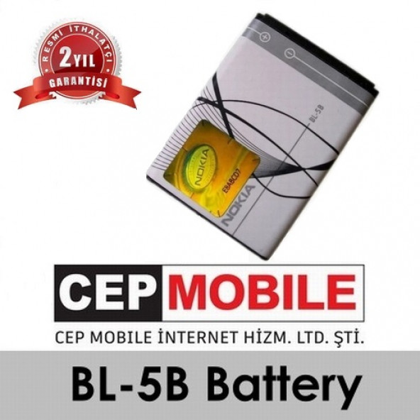 Bl-5B Pil 3.7V Cep Telefon Batarya Pil Garantili Faturalı