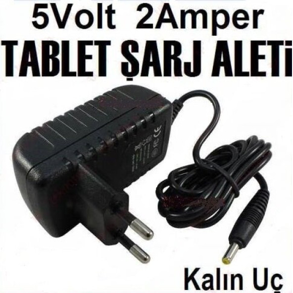 Tablet Pc Şarj Adaptörü 5 V 2 Amper Şok Fiyat