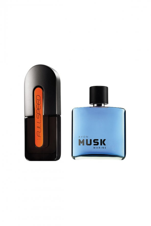 AVON Fullspeed Edt 75 Ml Erkek + Musk Marine Edt 75 Ml Erkek 2li Set