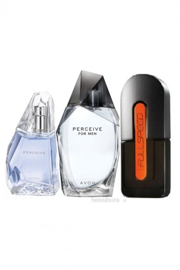 AVON Perceive 100 ml Erkek  Perceive 50 ml Full Speed 75 ml Erkek Parfüm