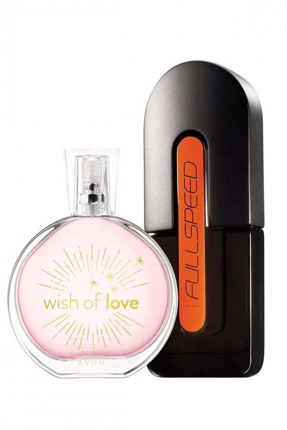 AVON Full Speed Erkek Parfüm Ve Wish Of Love Edt 50 Ml Kadın Parfüm Paketi