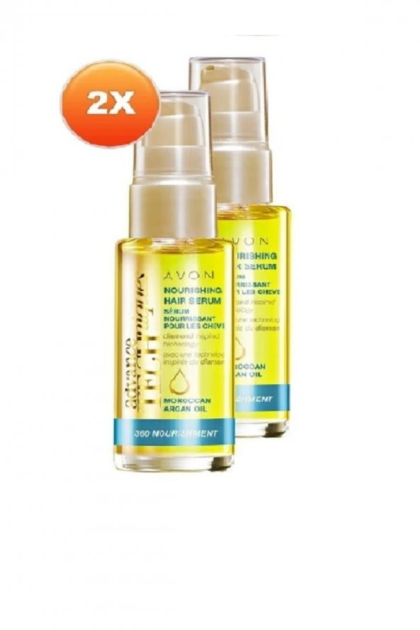 AVON Fas Argan Yağı Besleyici Saç Serumu 30 Ml 2li Set