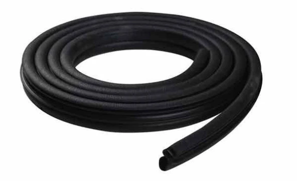 Contacall Üniversal  Tofaş - Renault  Kapı İçin 10 Metre Siyah Kaucuk Kapı Kenar Fitili - 5