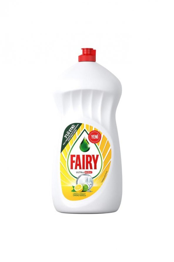 Fairy Temiz & Ferah Sıvı Bulaşık Deterjanı 1500 ml Limon Kokulu - 2