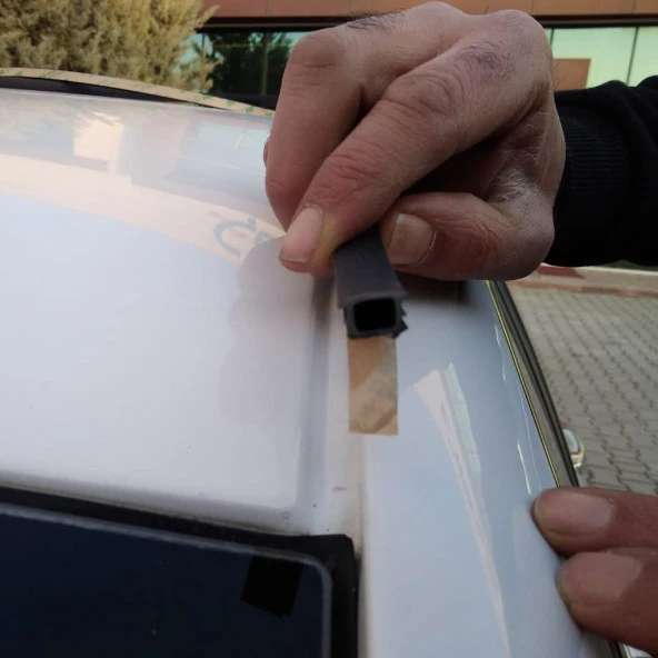 Contacall Tavan Oluk Lastiği 3 Metre Siyah Kendinden Yapışkanlı Opel insignia A kasa ile uyumlu - 3