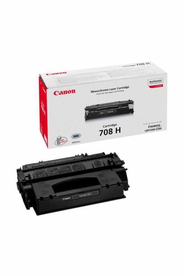 Canon CRG-708H 6000 Sayfa 0li Siyah
