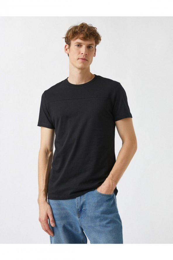 Slim Fit Tişört - Resim 3