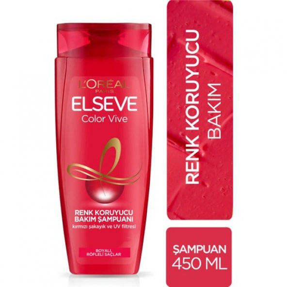 LOréal Paris Elseve Colorvive Renk Koruyucu Bakım Şampuanı 450 ml