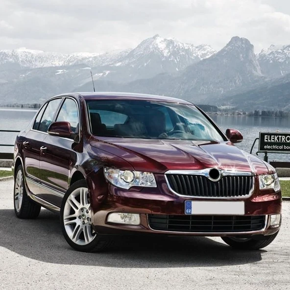 Skoda Superb 2009-2013 Ön Panjur Panel Sol Üst Kapağı 3T0807081 - Resim 2