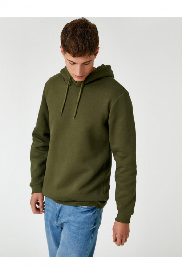 KOTON Basic Sweatshirt Kapüşonlu