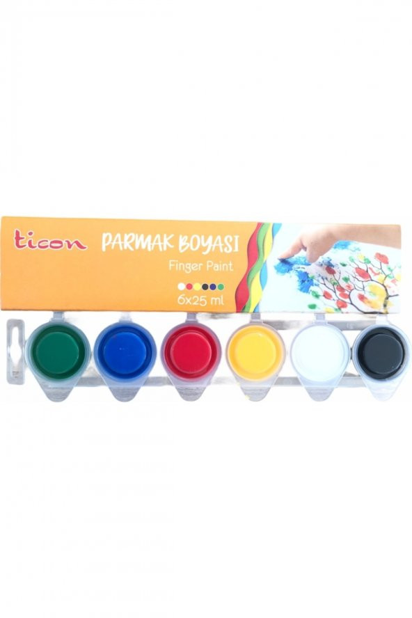 Parmak Boya 25mlx6 Renk