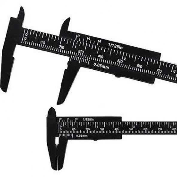 Mekanik Plastik Hassas Kumpas Inc mm Ölçüm Kalınlık Derinlik Çap Ölçüm Paslanmaz 150MM - 4