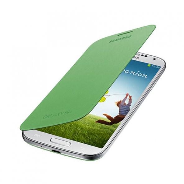 Samsung Galaxy S4 Orjinal Flip Cover Kılıf Yeşil - EF-FI950BGEGWW (Outlet)