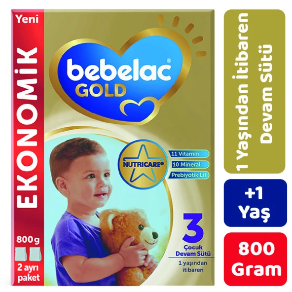 Bebelac Gold 3 Çocuk Devam Sütü 800 gr
