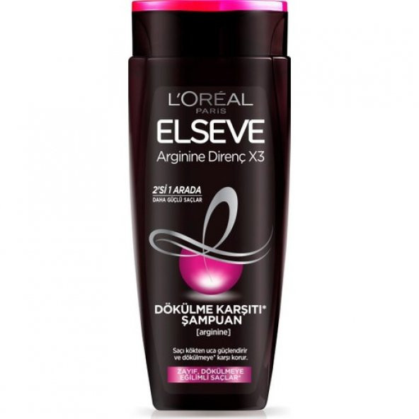LOréal Paris Elseve Arginine Direnç X3 Dökülme Karşıtı Şampuan 2si 1 Arada 450 ml - 2