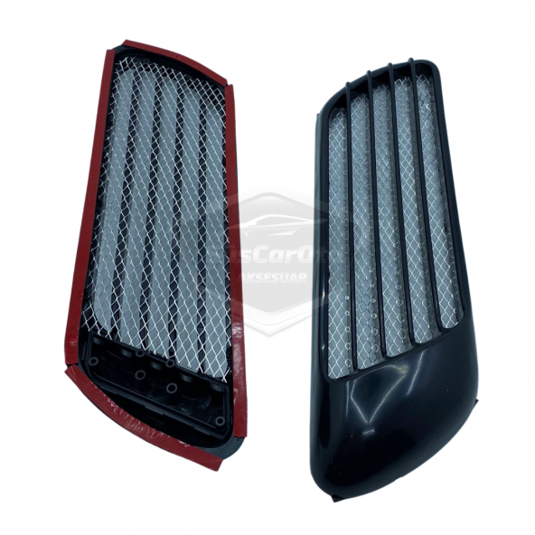 Üniversal Her Araca Uyumlu Kaput Üstü Havalandırma Izgarası Venti Universal Air Scoop Peugeot 206 Tip 2li - 3