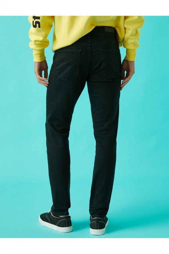 KOTON Erkek Micheal Skinny Fit Jean Pantolon - 4