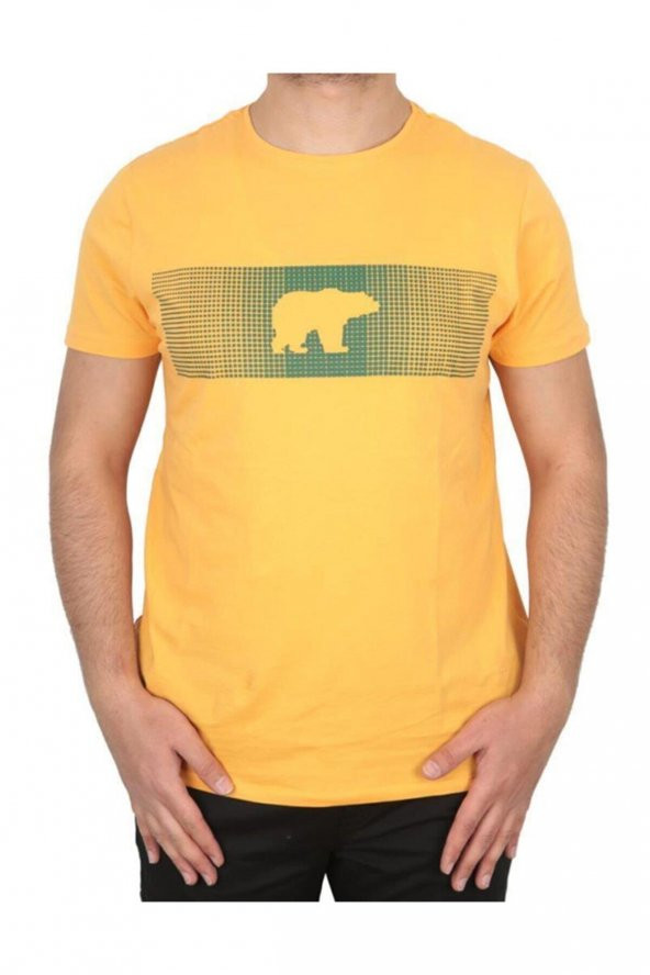 Bad Bear Erkek Hardal Tişört Fancy T-shırt 20.01.07.024-Hardal