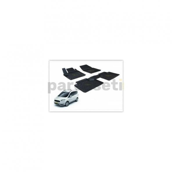 PERFLEX PXM-FD23 FORD COURIER  14> SIYAH 3d X-MAT HAVUZLU PASPAS