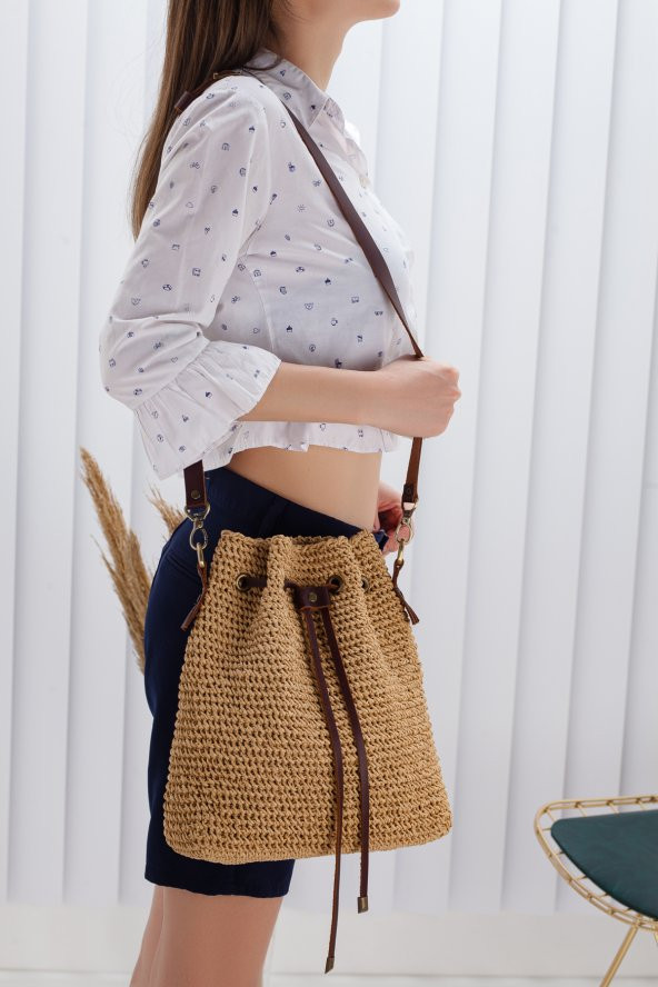 Artı-Artı Dünya Şehirleri Serisi 004 Kadın El Örgü Çanta - 2