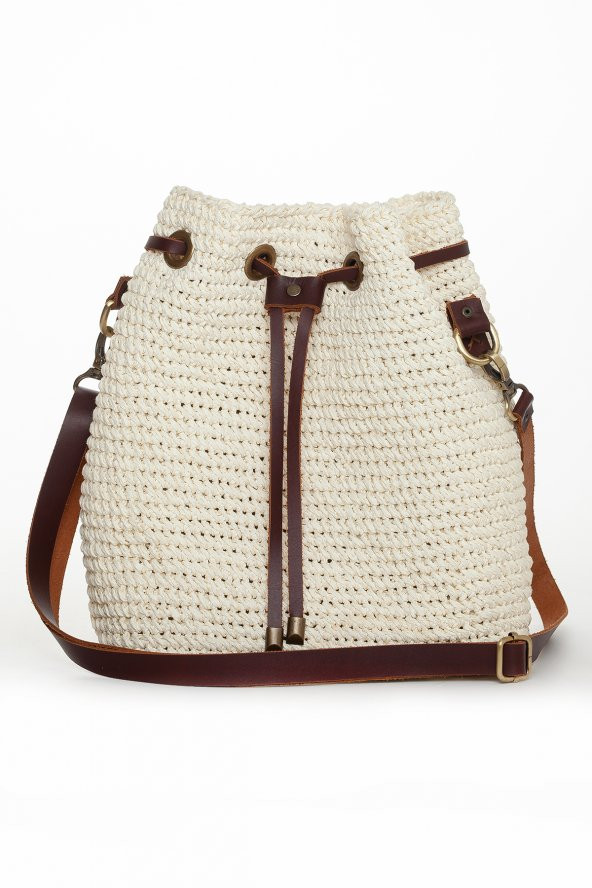 Artı-Artı Dünya Şehirleri Serisi 004 Kadın El Örgü Çanta - 6