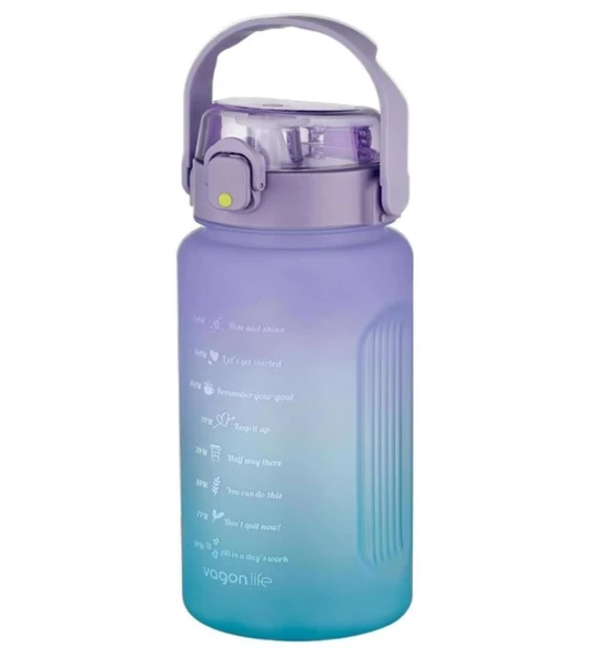 Vagonlife VGN2214 2000ml Mor Pipetli Matara - 3
