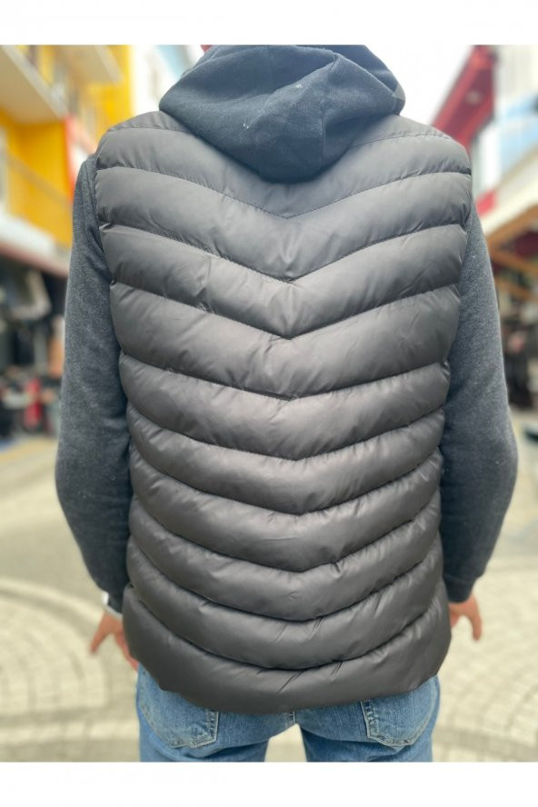 BLUES MODA MDY ÇIKARILABİLİR SEYYAR KAPÜŞONLU DOLUM ŞİŞME YELEK - 2