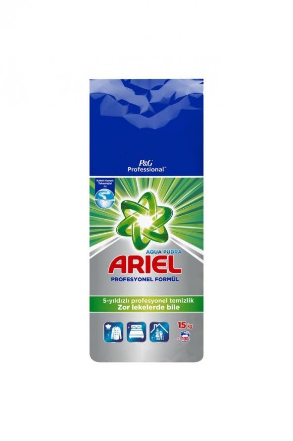 Ariel Professional Toz Çamaşır Deterjanı 15 Kg 100 Yıkama 8006540138199 - 2