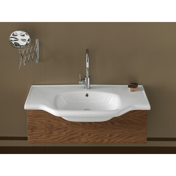 Turkuaz Seramik Yeni Klasik 65 cm Etajerli Lavabo Turkuaz - 3