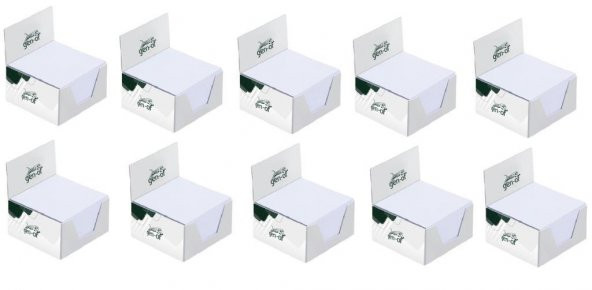 Gen-Of 8x8 Kutulu Beyaz Küp Not (GEN-9100) 10 Adet