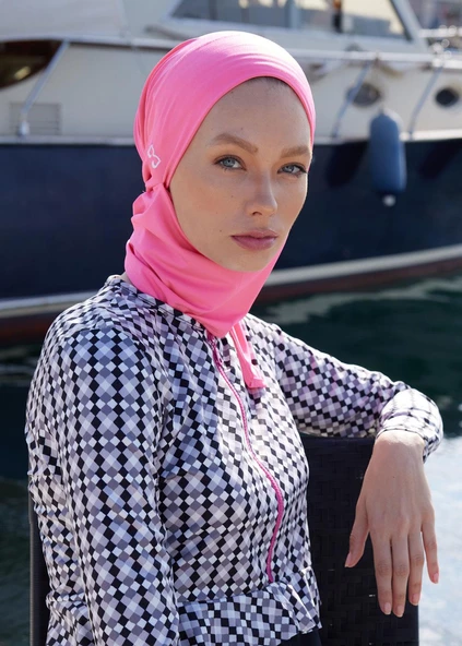 Pembe Deniz Tesettür Bonesi