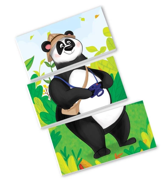 Y.Z. 2+ Yaş Magnet Puzzle Dikkat Geliştiren Zeka Oyunu - 4