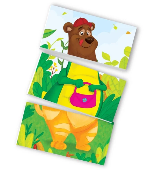 Y.Z. 2+ Yaş Magnet Puzzle Dikkat Geliştiren Zeka Oyunu - 3