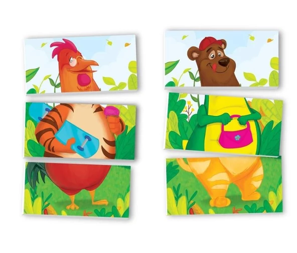 Y.Z. 2+ Yaş Magnet Puzzle Dikkat Geliştiren Zeka Oyunu - 5