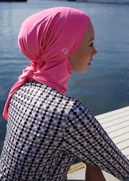 Pembe Deniz Tesettür Bonesi - 2