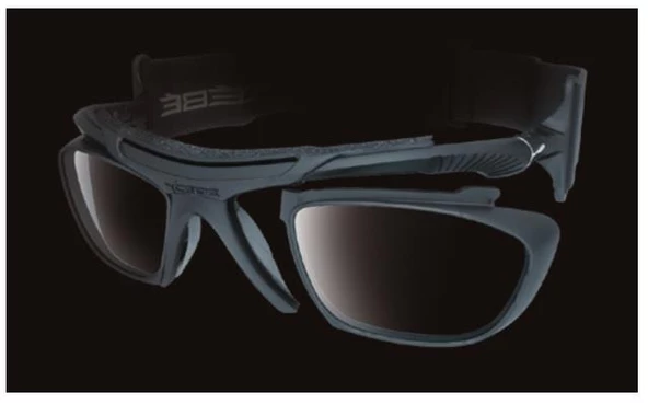 Cebe Cougar Güneş Gözlük Parlak Siyah Ocular CAM KLİPSİ Cb695554001 - Resim 2