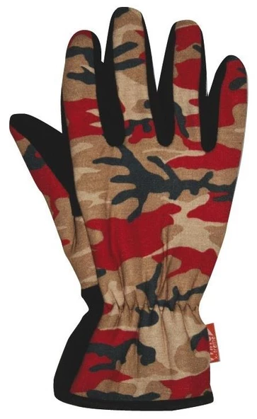 Glove Camouflage Red Large Wdg169/L