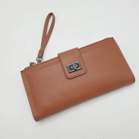 El Tutma Saplı ve Kapaklı Model Kadın Cüzdan - 6