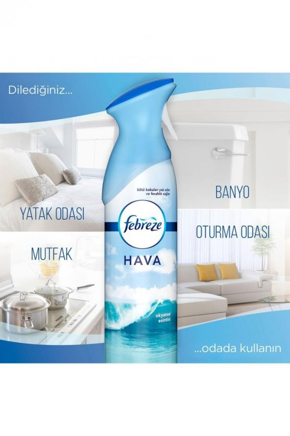 Febreze Hava Ferahlatıcı Sprey Oda Kokusu Gizemli Tayland 300 ml 83709 - 6