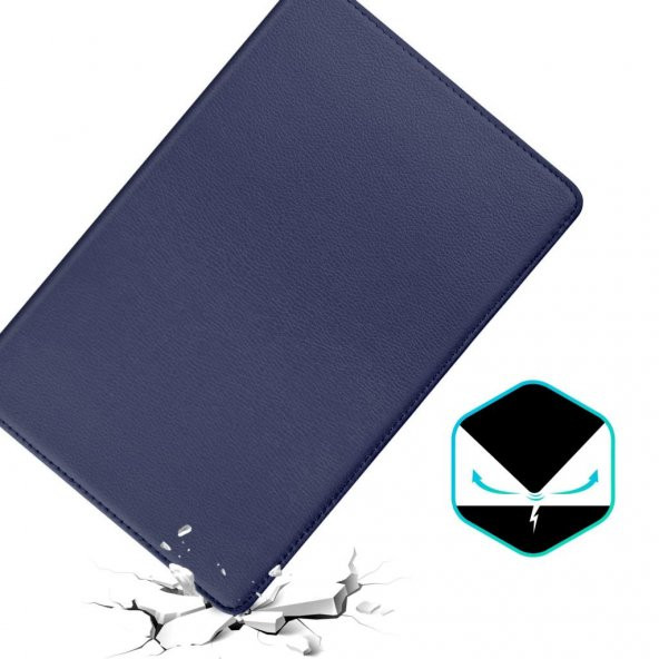 Xiaomi Redmi Pad 10.6 İnç Dönebilen Standlı Kapaklı Kılıf - 4