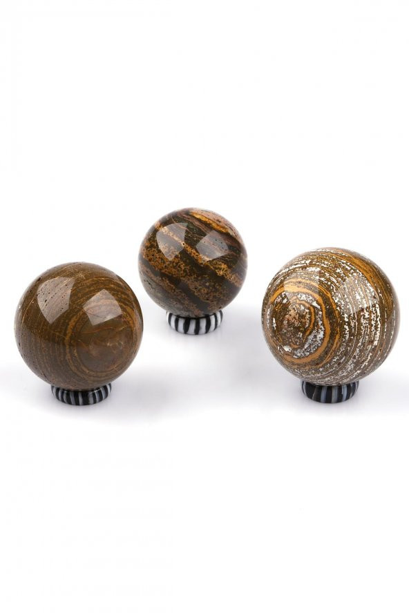 Ocean Jasper Doğal Taş Küre