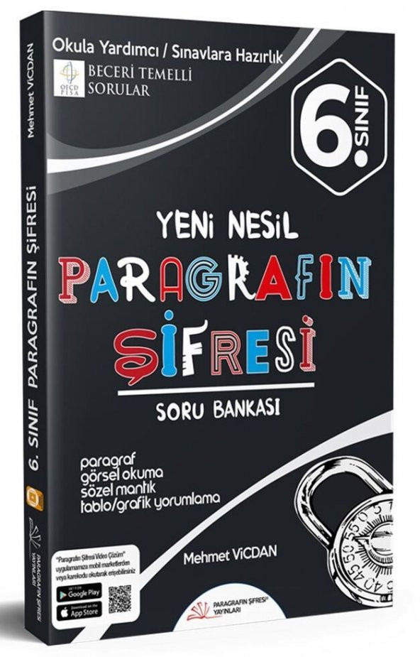 Paragrafın Şifresi Yayınları 6. Sınıf Paragrafın Şifresi Soru Bankası