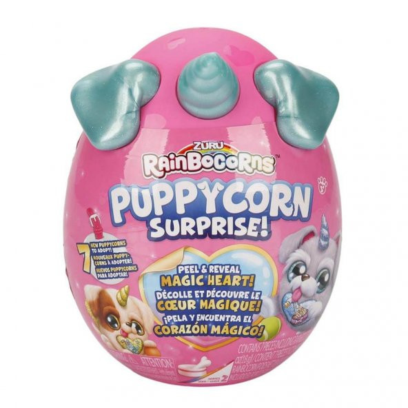 Rainbocorns Puppycorn Sürpriz S2 Rainbocorns Puppycorn Sürpriz S2 Yeşil Boynuz RAR13000-1