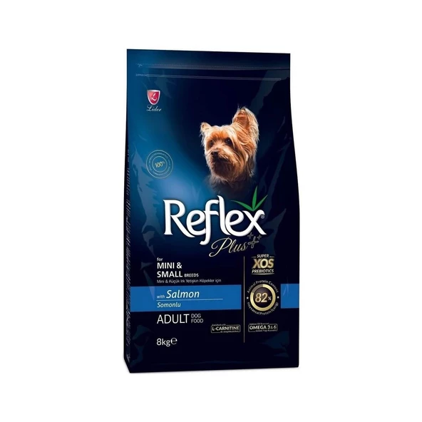 Reflex Plus Somonlu Mini ve Küçük Irk Yetişkin Köpek Maması 8 Kg