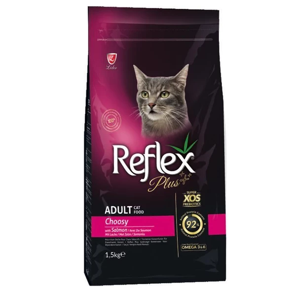 Reflex Plus Seçici(Hassas) Somonlu Yetişkin Kuru Kedi Maması 1.5 Kg