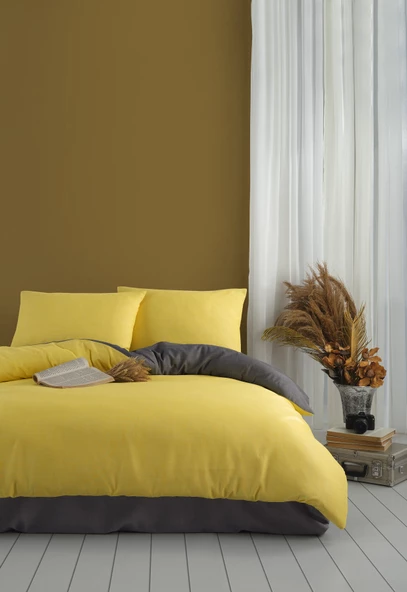 YellowLove Çift Kişilik 4 Parça Nevresim Takımı - 2