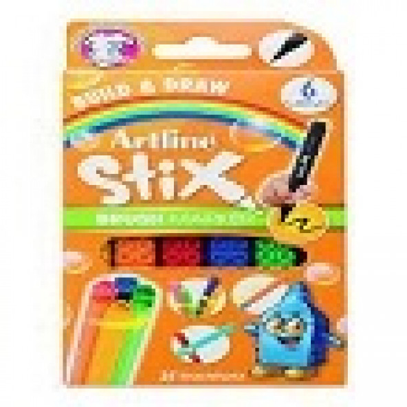 Artline Stix Lego Brush Marker 6 lı Set